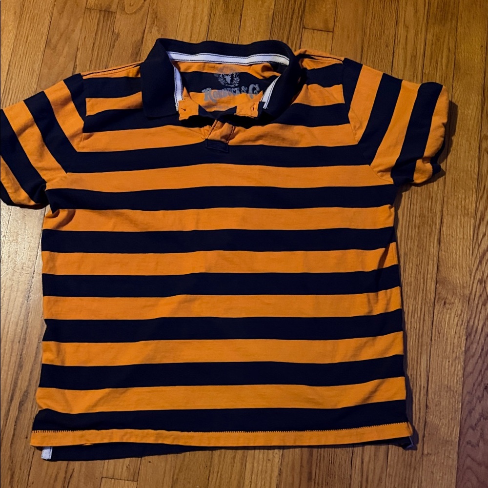 Striped Mens Polo Shirt - Roebuck & Co. XXL